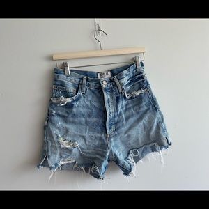 Agolde Dee shorts in Ricochet